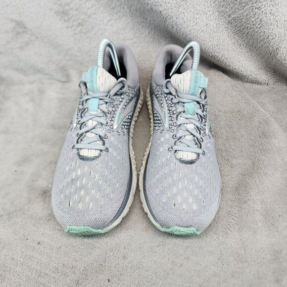 Brooks Shoes Womens Size 9 Glycerin 17 Gray Lace Up Athletic Sneakers - Picture 3 of 12